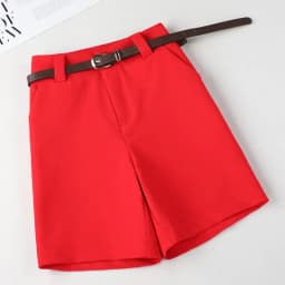 2025 New Summer Women Thin Solid Color Short Pants Female High Waist Wide-leg Shorts Ladies Fashion Loose Casual Shorts X598