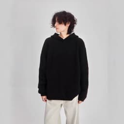 2026 Autumn Winter Simple Solid Color Knitted Men's Hoodie Tops Korean Fashion Casual Loose Hooded Sweatshirt Coats Streetwear