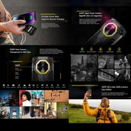 Ulefone Armor Mini 20 Pro Rugged Phone 8GB+256GB 4.7'' 64MP Night Camera Android 14 MTk Dimensity 6300 5G NFC Mobile phone