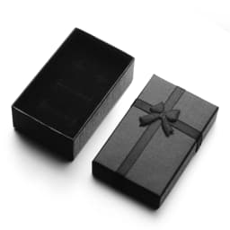 Gifts Box (without product) Black Paper Gift Box For Keychain Necklace Bracelet Packaging Jewelry Box