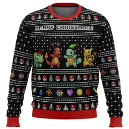 Pikachu Pok é mon Christmas Sweater Couple 2026 New Fashion Men's Hoodie Cartoon Anime Women's Hoodie Sportswear