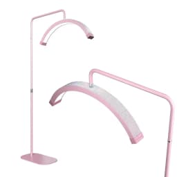 FOSOTO Overseas Warehouse LED Video Light Half-moon Fill Light Lash Nail Desktop Light For Beauty Eyelash Tattoo Makeup