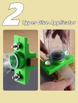 Woodworking Edge Banding Glue Applicator Board Brush Glue Limiter Multi Functional Installation Fixture Adjustable Manual Tools