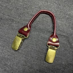 Retro Men's Suspender Accessories, Cowhide Handmade DIY Suspender Replacement, Improved Suspender Accessories, Multi-Color
