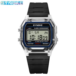 SYNOKE Student Digital Watch Unisex Sport Watch Multifunction Sports Waterproof Luminous LED Classic Watch For Men And Lady