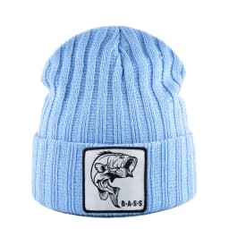 Knitted Skullies Beanie With Animals Patch Men Women Outdoor Casual Sport Hats Autumn Winter Solid Color Hip Hop Beanies