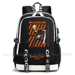 Attack on Titan Backpack Anime Mochila Student School Bag Boys Girls Gift Casual Daily Travel Rucksack