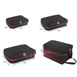New Double-layer Portable Compression Storage Bag Travel Compression Packing Cubes Luggage Organizer Waterproof Suitcase Pouch