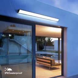 Minimalist Strip Wall Lamp Ip65 Outdoor Waterproof Wall Lamp Garden Villa Porch Courtyard Outdoor Lighting Exterior Wall Lamp