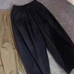 plus Size Women's Casual Loose Dad Nine-Piece Cabbage Pants Spring Summer Trendy Design Commuting Sle Lantern Pants