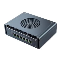 Topton 6x2.5G LAN Metal Firewall Mini PC Intel I3 N300 3 100U N100 I226-V DDR5 2xNVMe 2.5''SATA ESXi Proxmox NAS PC Home Server