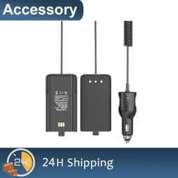 TYT MD-760 Car Cigarette Lighter Baofeng DM-1801 Battery Eliminator DM860 Car Charger 12V-24V for Radioddity GD77 Two Way Radio