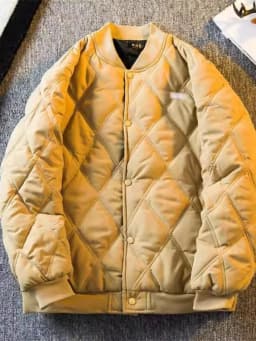 Thickened Fleece Baseball Style Men's Jacket Outdoor Casual Autumn Winter Windproof Warm Polyester Fabric Long Sleeve Coat