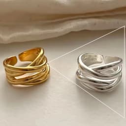 VENTFILLE 925 Sterling Silver Metal Flower Shell Geometric Rings For Women French Retro Romantic Open Thai Silver Rings