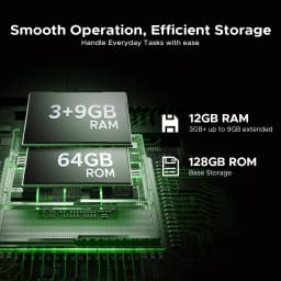 DOOGEE Fire 3 Rugged Phone 8350mAh Battery 5.5'' Display 12GB RAM (3GB+9GB) 64GB ROM Android 16 Smartphone Support Widevine L1