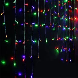 String Lights Christmas Outdoor Decoration Drop 5m Droop Garland Curtain Icicle String Led Lights Garden Home Party 220V 110V