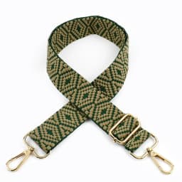 1Pc 38mm Jacquard Canvas Bag Strap for Women's Handbag Replace Handle 75~130cm Adjust Shoulder Straps Crossbody Bags Accessories