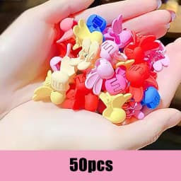 50PCS/Set Cute Hair Claws Small Size Mini Hairpin Hair Clips For Girls Korean Side Clip Bangs Clip Women Sweet Hair Accessories