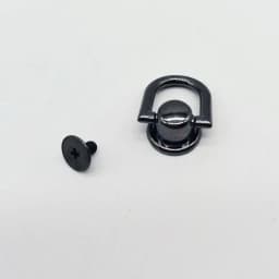 D Rings for Purse Making 4pcs Rotatable D Rings with Screws Purse Making Hardware Set Diy Leatherwork Craft Bag for Wallets
