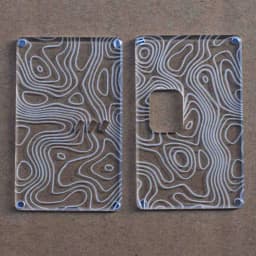 DIY Door Hinge Mounting Plate With Holes For Home Kitchen Cupboard for for BB Stubby aio RAGA SSPP switch panels Doors Furniture