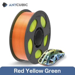 ANYCUBIC Dual-Color Silk Filament Silk Texture FDM 3D Printer PLA Filament Shine Bright Multicolor Silk 3D Printing Material