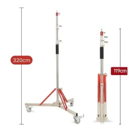 2/3M Universal Telescopic Crossbar Heacy Duty Background Support System Adjust Stand Photography Photo Studio Boom Super Racks