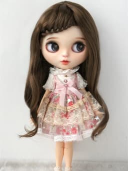 Jusuns Doll Wig JD204 6-7' 7-8' 8-9' 9-10' Long Lady Braids Wave 1/6 1/4 1/3 YOSD MSD SD Blythes Synthetic Mohair BJD Hair