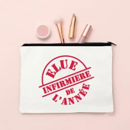 I Am A Top Nurse Print Makeup Bag Travel Neceser Toiletry Organizer Pouch Female Canvas Zipper Cosmetic Bags Best Gift for Nurse
