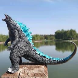 2024 New Godzilla VS King Kong Action Anime Figurie Large Godzilla King Ghidorah Soft Glue Monster Doll Model Ornaments Toys