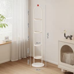 Modern Floor Plant Stand Multi-Tier Flower Shelf for Living Room Stylish Display Rack for Succulents Potted Plants & Home Decor