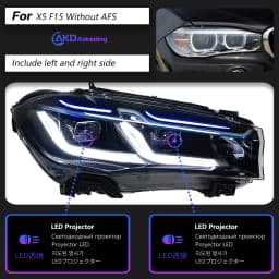 AKD Head Lamp for BMW X5 F15 LED Headlight 2014-2018 Headlights F15 DRL Turn Signal High Beam Angel Eye Projector