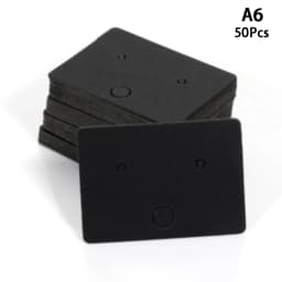 100pcs Round Cardboard Earring Display Cards Blank Kraft Paper Jewelry Hanging Tags For Earring Ear Studs Selling Packaging