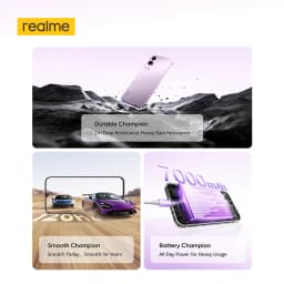 [New Launch] realme C100i Smartphone NFC 7000mAh Battery 15W Charge 6.8" 120Hz Display UNISOC T7250 Chipset IP64
