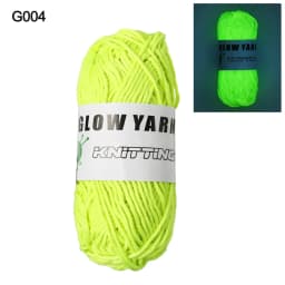 50g/roll Luminous Chunky Yarn Polyester Hand Knitted Glow in the Dark Knitting Wool DIY Handmade Weave For Cardigan Scarf Hats