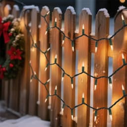 7M 100 Count Clear Christmas String Light Outdoor Incandescent Bulbs Mini Fairy Light Garland for Patio Holiday Party Decor