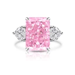 925 Sterling Silver Shiny Colored Ice Flower Cut Zircon Large Carat Ring for Ladies Gorgeous Elegance Fashion