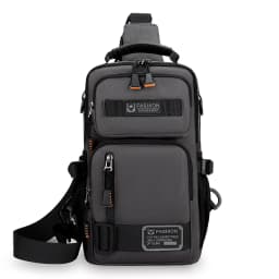 Neutral Functional Fashionable Crossbody Bag - Chest Bag, Single Shoulder, Adjustable Shoulder Strap, Perfect for Travel and Dai