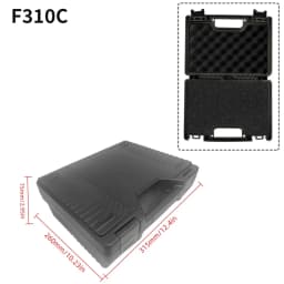 1pc Multi-Functional Portable Equipment Case with Sponge Protective Hardware Shell Tool Carrying Storage Box for Drones,Tools