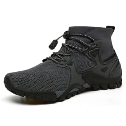 Shoes for Men Walking  2023 Summer New High Top Boots Breathable Mesh Mountaineering Outdoor Comfortable Leisure Travel Sneakers