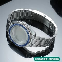 Stainless Steel Moon Watch Case Mod Kit for SWATCH & OMEGA Moonswatch 42mm Dial Metal Case Bracelet Watch Accessories NO Movemen