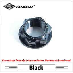 TAIMEILI Titanium Alloy Rear Axle Nut M22/M24 p1.5 Fit BMW S1000RR SYM TMAX560 Motorcycle Modified Decorative Nut 1Pcs
