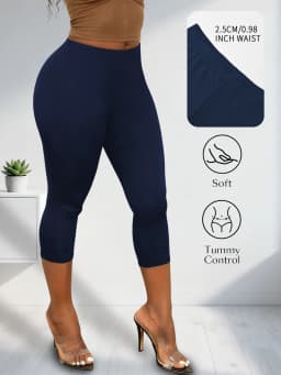 Women Athletic Capri Pants Super Soft No See Through Leggings for Workout Yoga Running