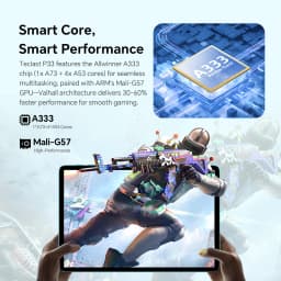 Teclast P33 10.1" Tablet 9Gb Ram 64Gb Rom Android 15 1280X800 Allwinner A333 5 Core 6000Mah Wi-Fi 6 Type C