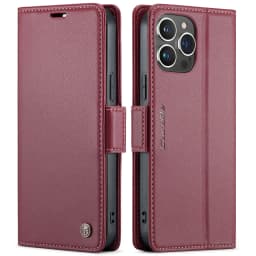 CaseMe Wallet Case for iPhone 16 15 14 Pro Max Plus 13 12 Mini Premium PU Leather Flip Case Magnetic Credit Card Holder Cover