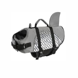 Dog Life Jacket Shark Pets Life Vest Adjustable Ripstop Dogs Swimming Safety Vest With Superior Buoyancy Rescue Handle For Dogs
