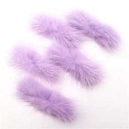 5pcs Real Natural Mink Pompon Bowknot 2*6cm Fur Pompom Balls Bow Tie Fluffy Pompones for Diy Jewelry Craft Supplies Accessories