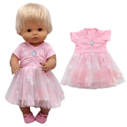 for 40cm Nenuco Doll Winter Clothes Coat Santa Claus 16 Inch Baby Doll Outfits Children Gift Toys Wears