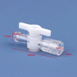 Luer Joint Two-way Valve Dispensing Plastic Switch Rotary Baota Connected Air Valve Part