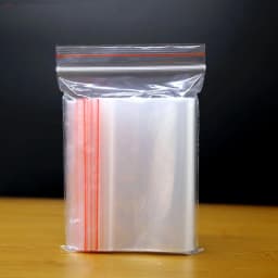 Wholesale 100Pcs 6C Transparent PE Zip Lock Bag Convenience Food Phone Card Gift Packaging Bags DIY Beads Jewelry Storage Bag