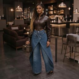 Women Irregular Wide Leg Pants Solid Straight Trousers Full Lenth High Waist Zipper Loose Fit Office Lady Casual 2026 Spring